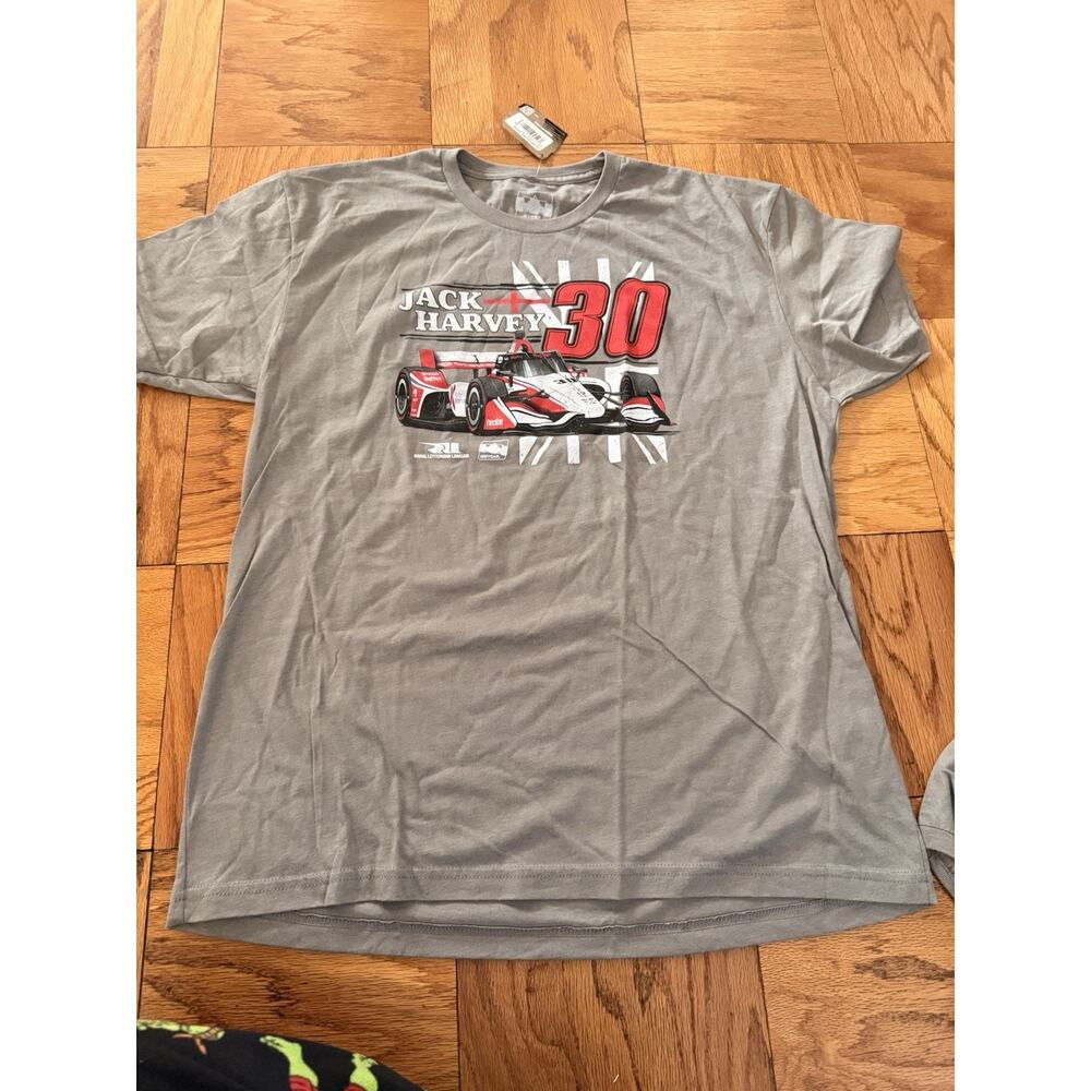 Jack Harvey Indy Car T-Shirt #30 New Racing Shirt Sz XL Mens $35 On Tags 516